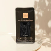 Professional plant-based hair color, cool deep black, 90g refill pack