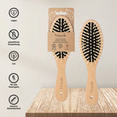 Kreher flokësh me doreza druri (e madhe)