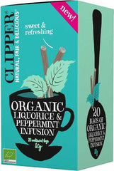 ÇAJ ME LËPIPË (LICORICE) DHE MENTE 20 pustina 100%Bio