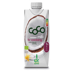 Qumësht Kokosi për Gatim 9% Yndyrë – 500 ml Dr. Antonio Martins 100%Bio