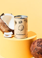 Organik az yağlı hindistan cevizi sütü 400 gr %100 Biyo