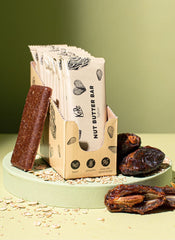 Cokollate me hurma dhe Tahin me gjalpë organik me arra 30 g 0% Sheqer