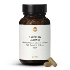 Valeriana per qetesi mendore dhe gjume te qete 120 Kapsula