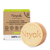 Shampo ne forme sapuni per floket dhe trupin me arome mimoze dhe kardamon