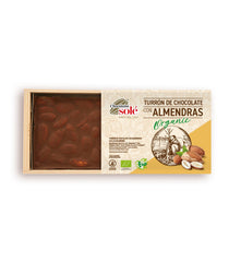 Chocolate Turrón with Almonds 200g BIO