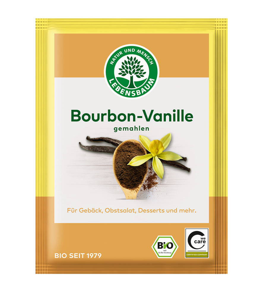 Vanilje Bourbon e Bluar Bio – 5g nga Lebensbaum