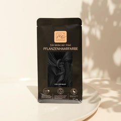 Professional plant-based hair color, cool deep black, 90g refill pack
