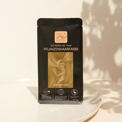 Professional plant-based hair color warm summer blonde "warm summer blond" 90g refill pack - without red tones