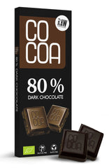 DARK CHOCOLATE 80% BIO - 40g