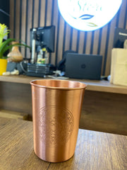 250 ml Volume Water Cup with Design Finishing Durable Metal Cup Flower of Life
