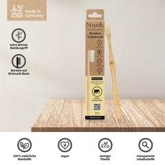 Furçë dhëmbësh prej bambuje