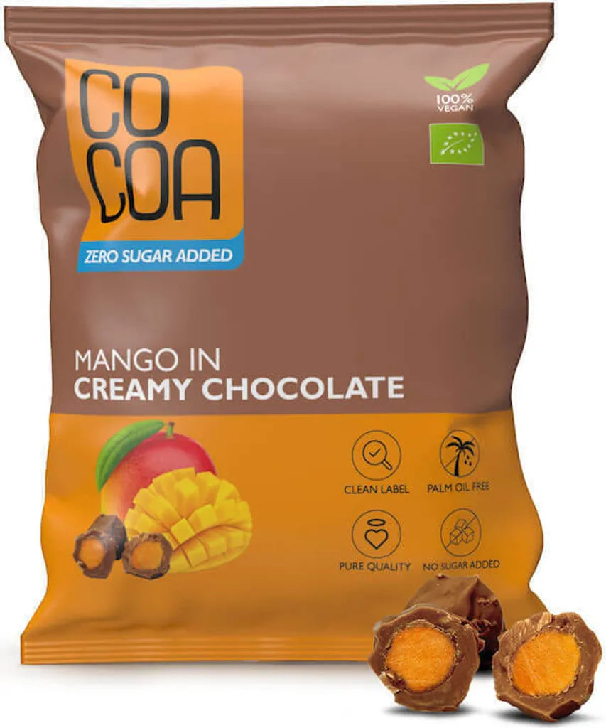 MANGO IN CHOCOLATE CREAMY – 70 g ✨ BIO