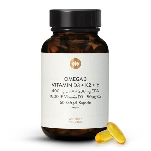 Omega 3+D3+K2+Vitamin E  60 Kapsula