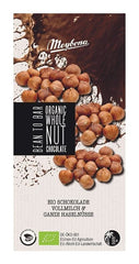 Organic milk chocolate with whole hazelnuts 100gr 100% Bio