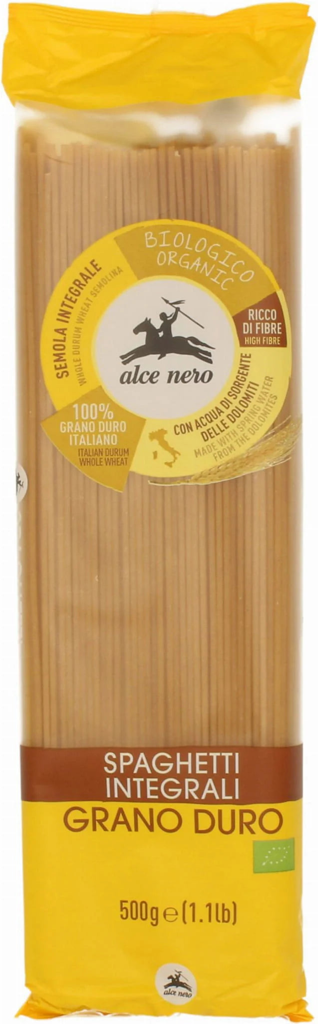 Organik tam buğday spagetti 500 gr