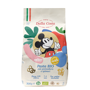 PASTA (SEMOLINA TRI-COLOR) DISNEY MICKEY ORGANIC 300 g