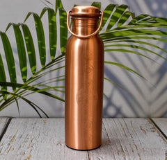 Pure Copper Water Bottles, Seamless Leak Proof Copper Bottle, Perfect Ayurvedic Copper Bottle (1000 ml) (Seven Chakra)