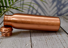Pure Copper Water Bottles, Seamless Leak Proof Copper Bottle, Perfect Ayurvedic Copper Bottle (1000 ml) (Seven Chakra)