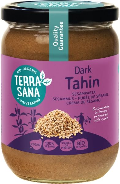 Tahini Bio 500 g – Terrasana 🌱 100% organic, no additives, only finely roasted sesame seeds –