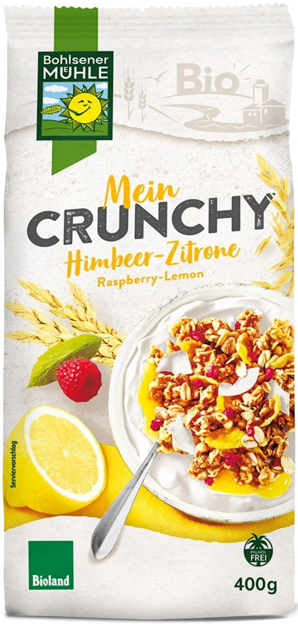 Crunchy me mjeder dhe Limoni Krokante per mengjes 400gr 100%Bio