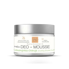 Lemongrass-Orange Deodorant Mousse 24h+ Deodorant like Cream without Aluminum Natural Cosmetics 50m
