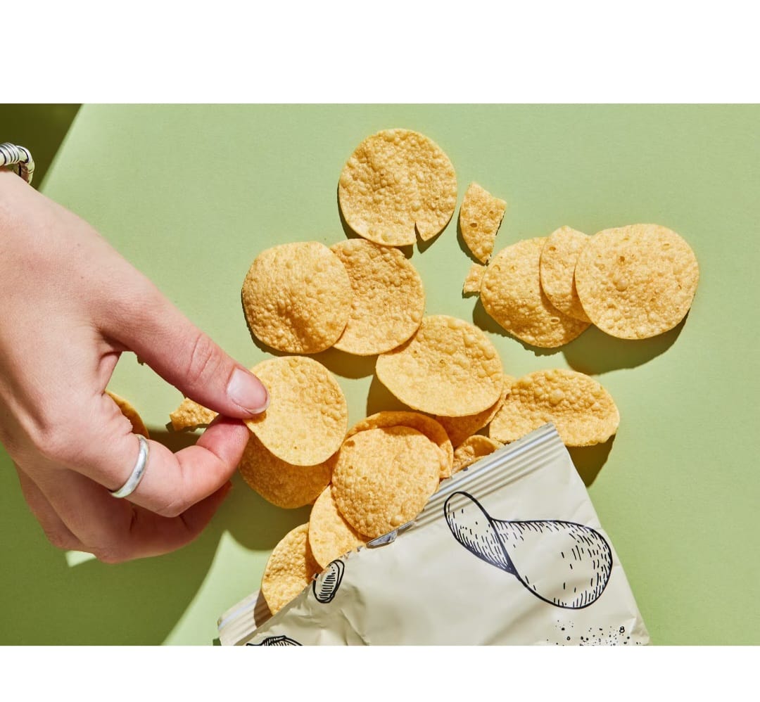 Patatina organike me thjerrëza me kripë deti 100 g 100%Bio pa gluten