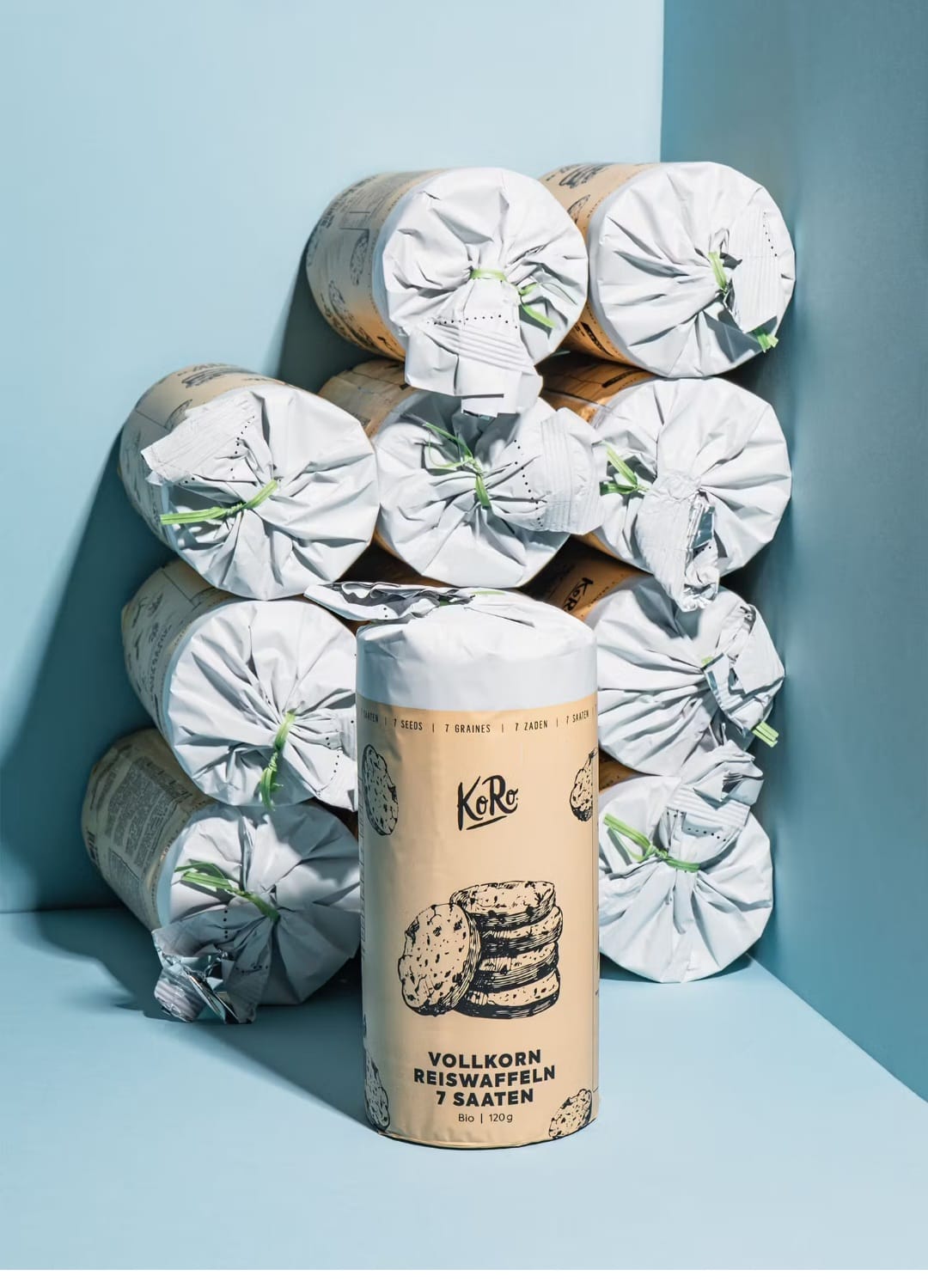 Organic 7-grain waffles 120 g gluten-free 