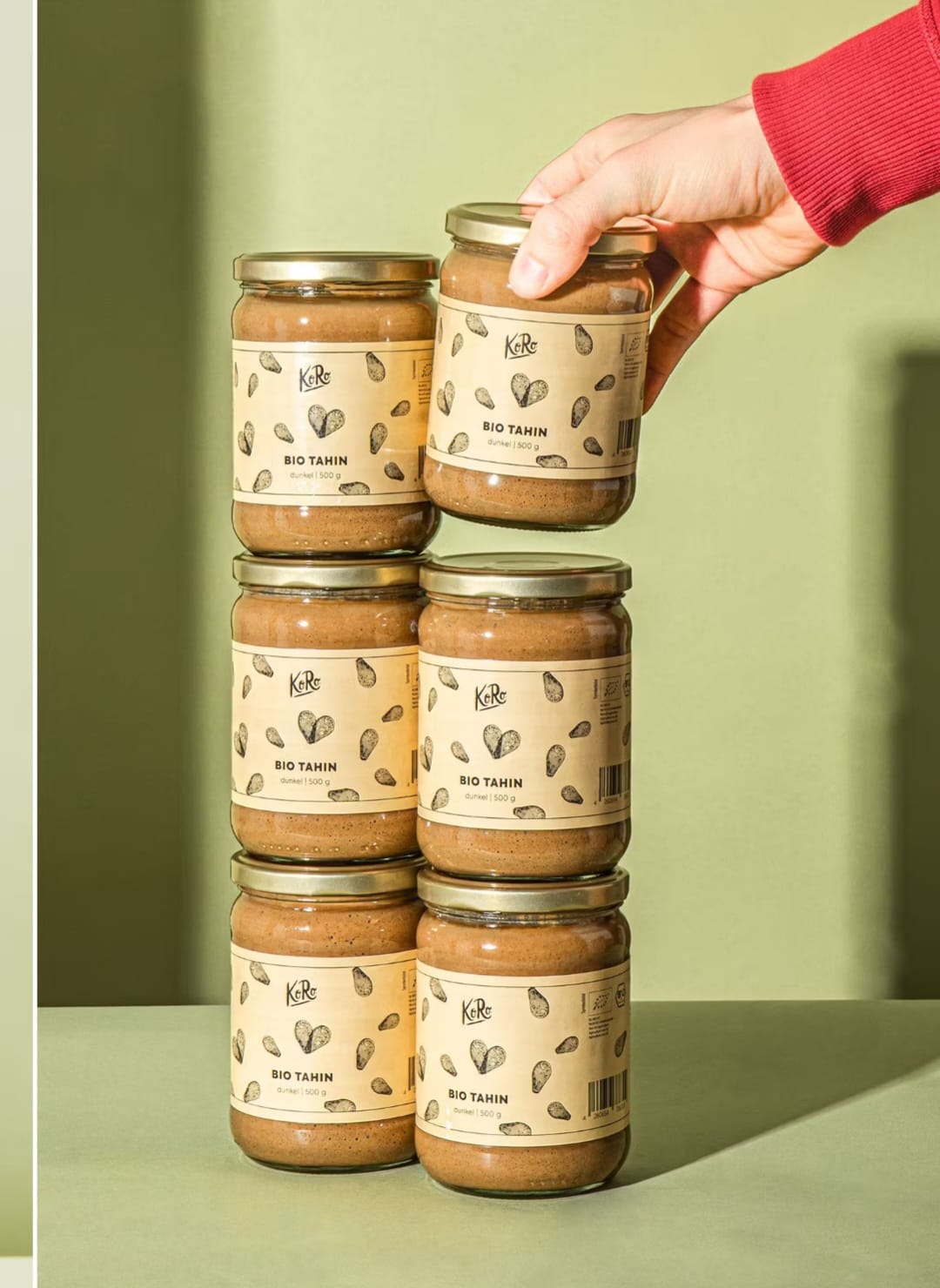 Tahini nga farat e susamit kafe 500gr 100%Bio