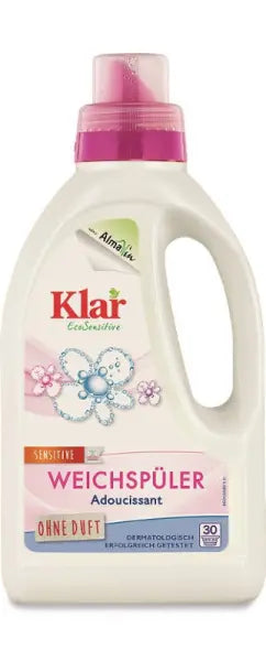 Unscented Fabric Softener – KLAR ECO 750 ml (30 Washes)