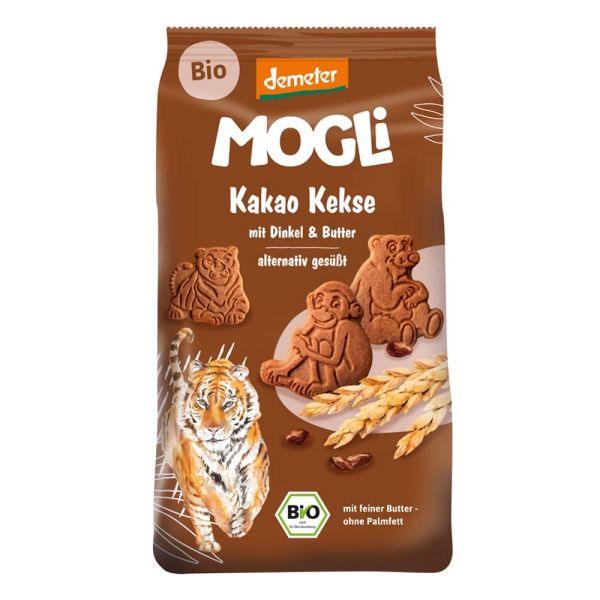 Biskota me Kakao per femije – Me Miell Dinkel &amp; Gjalpë 125g 100%Bio