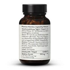 Valeriana per qetesi mendore dhe gjume te qete 120 Kapsula