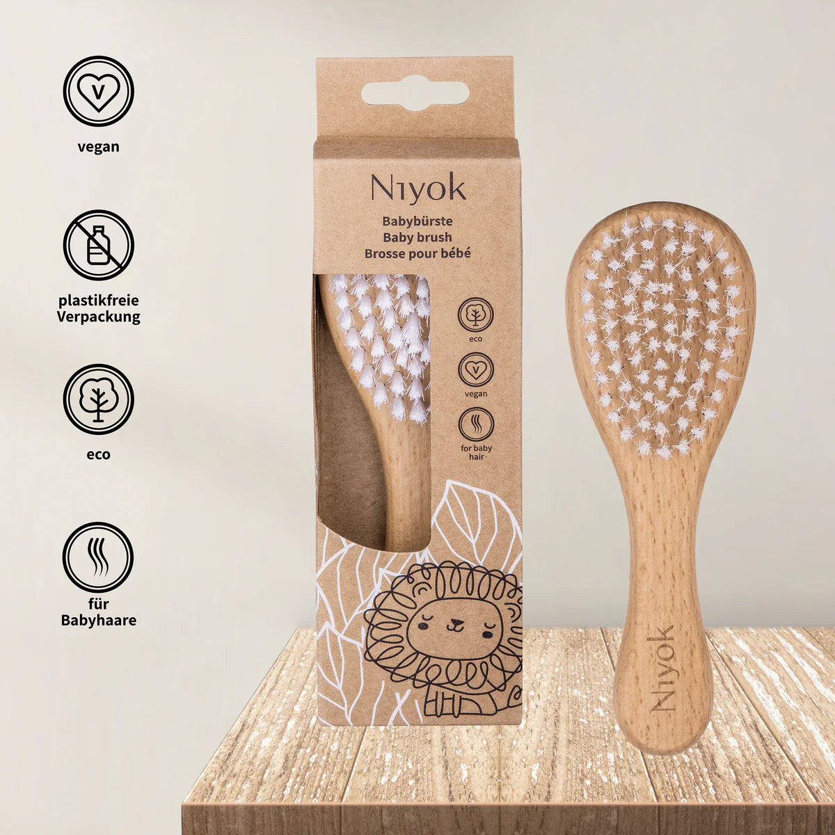 Furçë flokësh për bebe