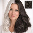 Professional plant-based hair color, cool deep black, 90g refill pack
