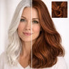 Professional plant-based hair color "warm chestnut brown" 90g refill pack