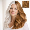 Professional plant-based hair color, warm light brown, 90g refill pack