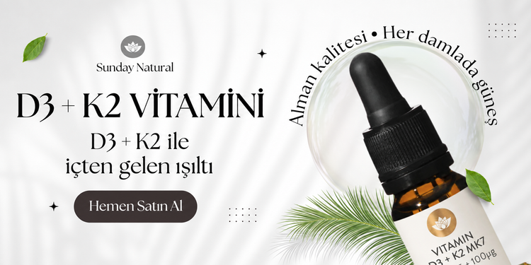 Sunday Natural D3 + K2 Vitamini banner