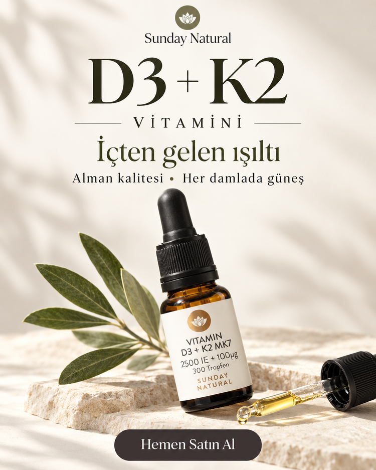 Sunday Natural D3 + K2 Vitamini mobil banner