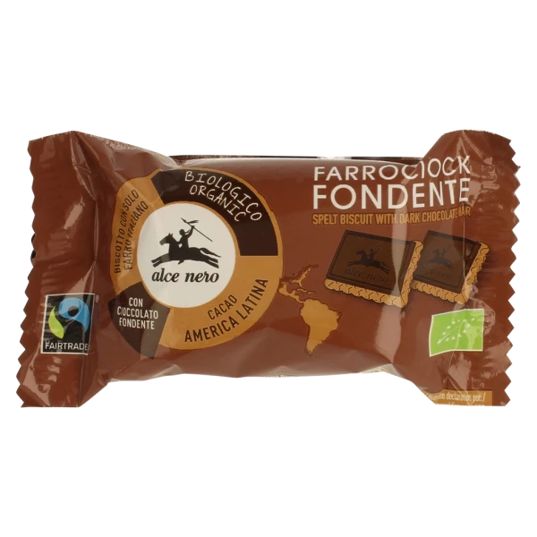 Biskota me spelte dhe çokollatë të zezë 28gr 100%Bio