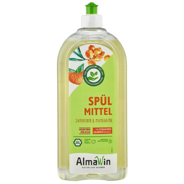 Solucion për larjen e enëve me aromë gjalpi deti dhe mandarine (koncentrat) 1Lt 100%Bio