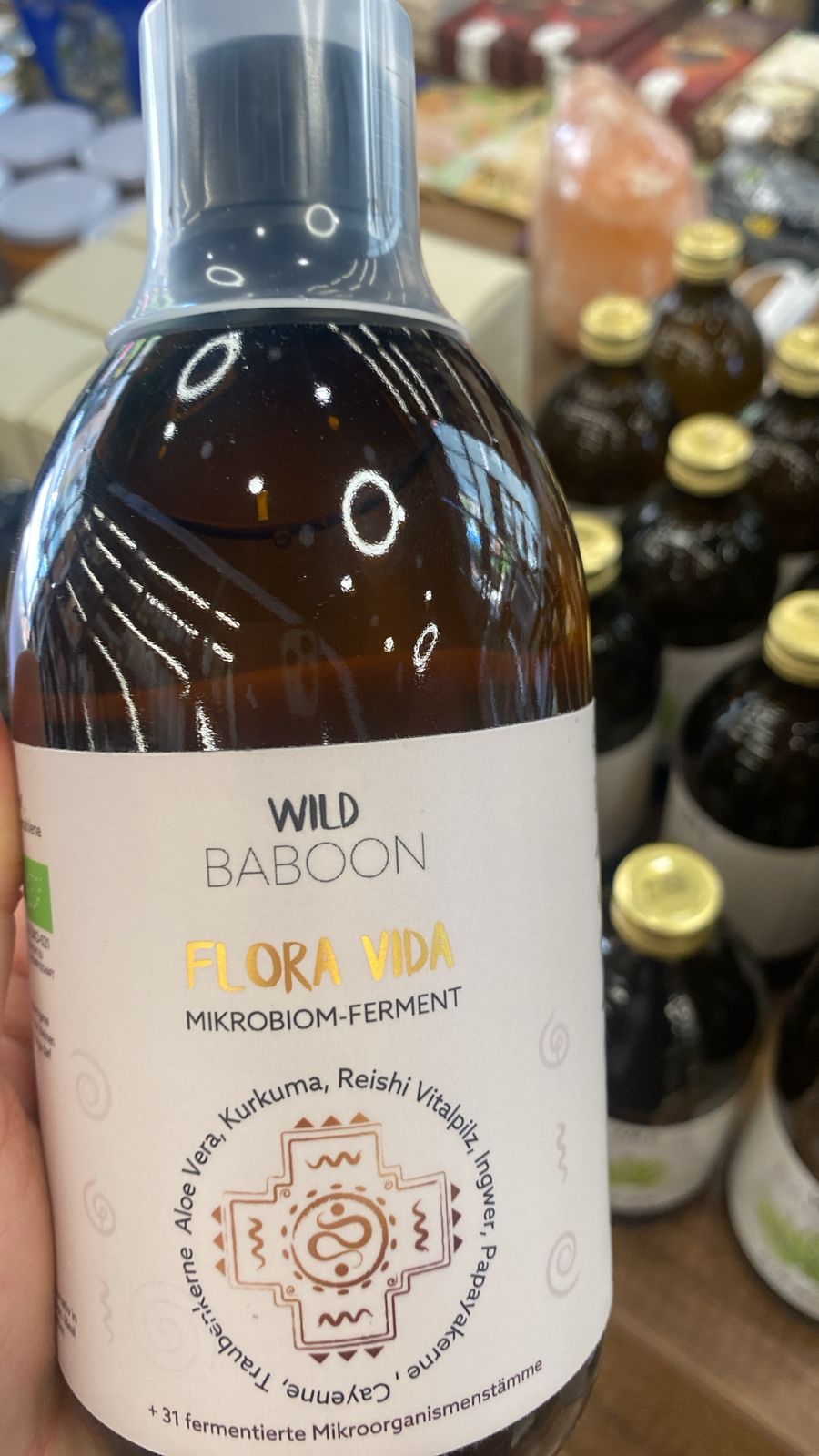 New: FLORA VIDA - Ferment with live microorganisms, turmeric, ginger and aloe vera, organic