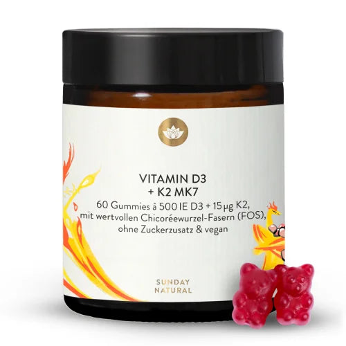 Çocuklar İçin D3K2 500IU 60 Sakız