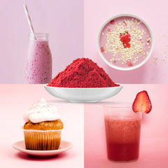 Pluhur luleshtrydhesh organike të thara në mënyrë natyrale 100gr