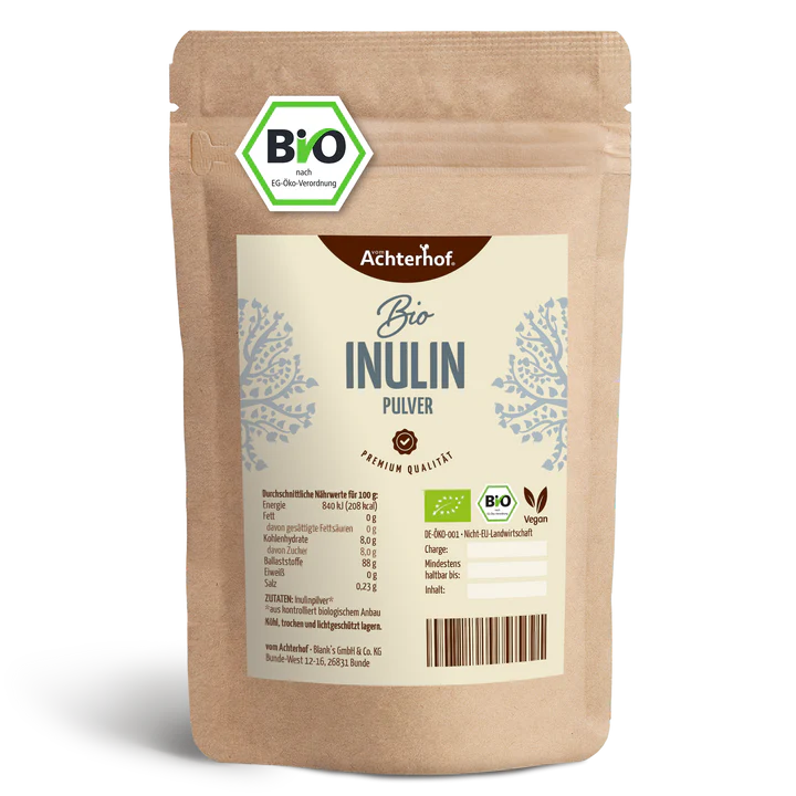 Agaven Inulin Pulver BIO – Prebiotiku natyral për një zorrë të shëndetshme! (250g)