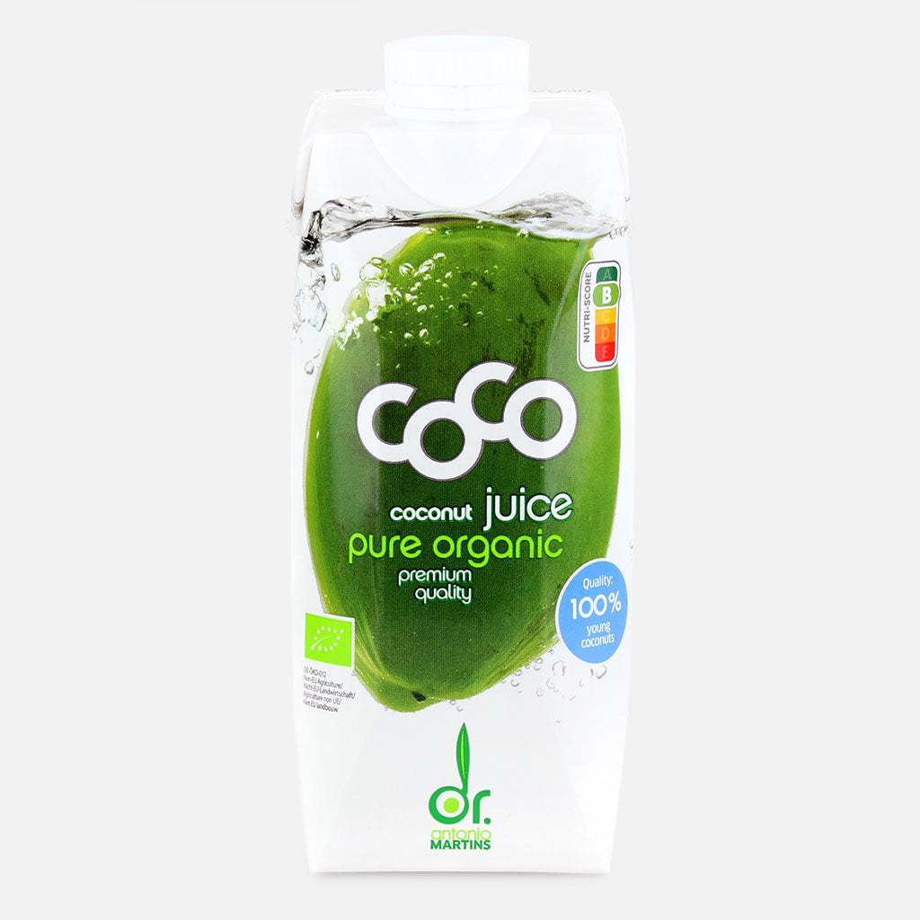 Ujin e kokosit 100% organik, 500ml