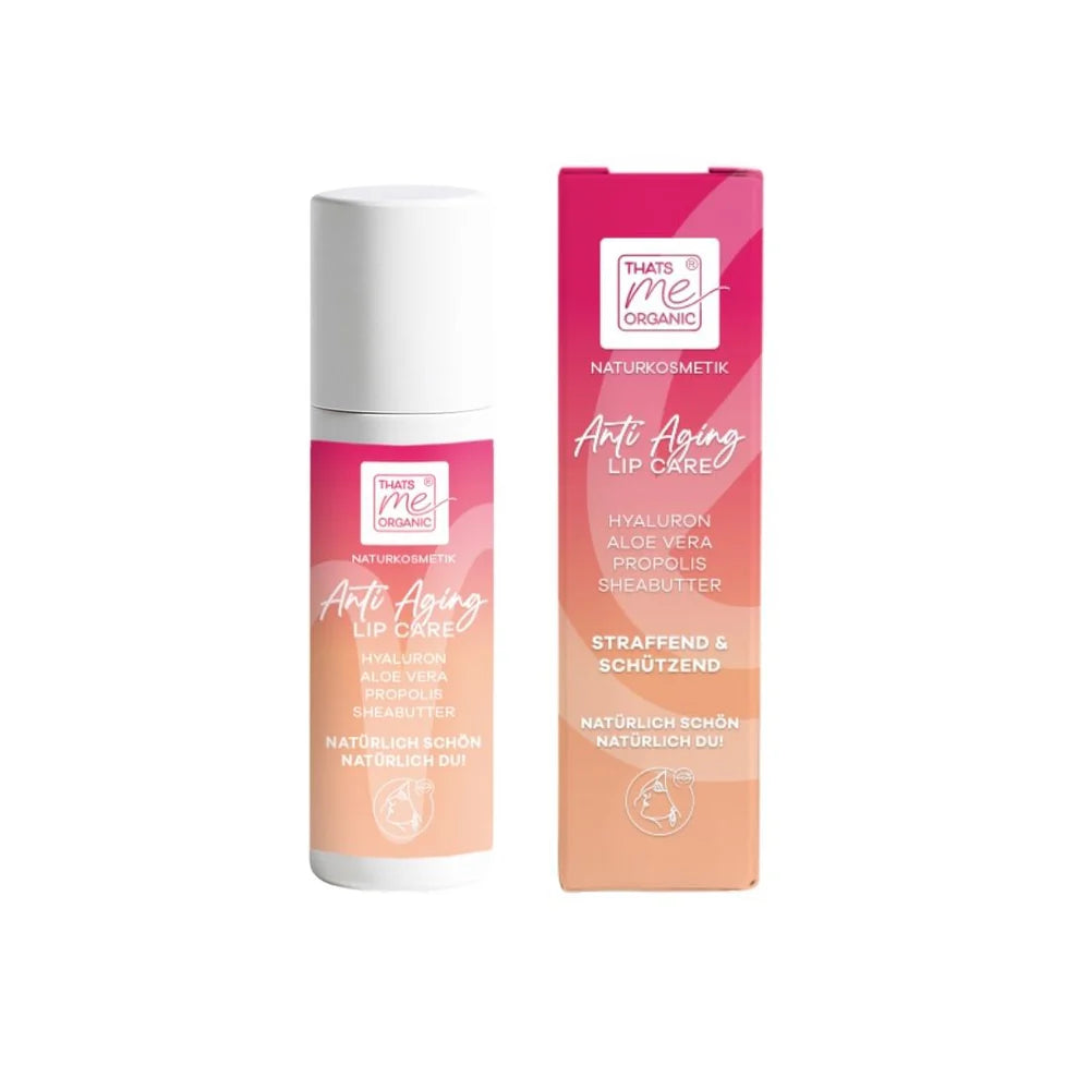 ANTI-AGING LIP CARE Lip balm with propolis, hyaluronic acid, aloe vera + shea butter