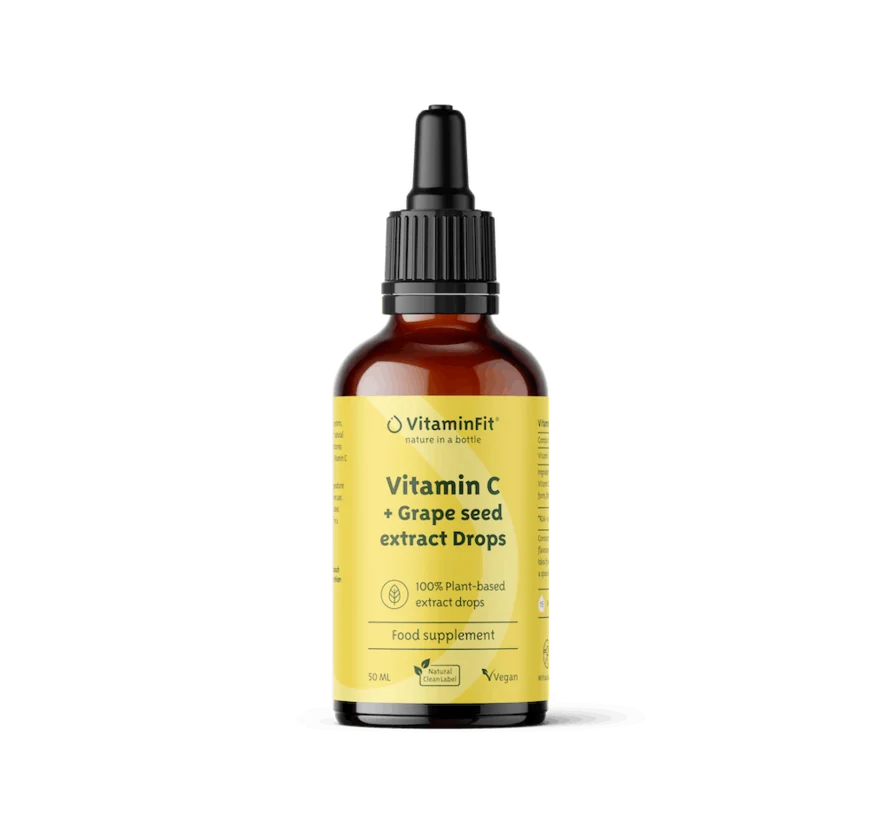 Vitamin C with grape-seed extract